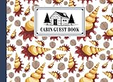 Cabin Guest Book: Cabin Guest Book shells Cover / Welcome to our Cabin / Rustic Cottage / Cabin Guest Book, Vacation Rental, Vacation Home, by Mauricio N