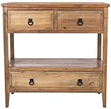 Safavieh American Homes Collection Branson Light Oak 3-Drawer Sideb