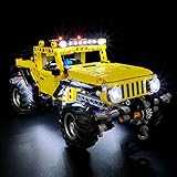 LIND Led Beleuchtungsset für Lego 42122 Technic Jeep Wrangler 4x4, Licht Set Kompatibel Mit Lego 42122 Bauset - Nicht Enthalten Modellb