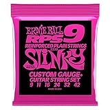 Ernie Ball Super Slinky RPS Nickel Wunde E-Gitarre Saiten - 9-42 Gaug