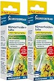 Klosterfrau Hämorrhoiden Salbe, Doppelpackung 2 x 30 g Tuben mit Hamamelis zur akuten Behandlung von Analbeschw