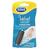 Scholl Velvet Smooth Express Pedi Ersatzrollen mit Mikrogranulaten (1 x 2 Stück)