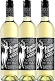 3er Vorteilspaket - Weißer Bio-Glühwein - Heißer Hirsch | veganer Glühwein | weißer Glühwein aus Deutschland in Bio-Qualität | 3 x 0,75 L