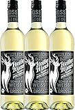 3er Vorteilspaket - Weißer Bio-Glühwein - Heißer Hirsch | veganer Glühwein | weißer Glühwein aus Deutschland in Bio-Qualität | 3 x 0,75 L