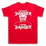 The Guns Of Brixton Breaking Bad I Am Not In Danger I Am The Danger Herren T-Shirt, Rot, 3XL