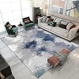 Abstrakte Aquarell-Serie Teppich Rutschfester, Dicker Und Nicht Haarender Haustiere Können Das Wohnzimmer Sofa Teppich Zuhause Schlafzimmer Nachttischdecke Wohnzimmer Hotel Büro Bodenmatte B