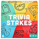 Mattel Games GYH87 - Trivia Stakes, Brettspiel, Quizspiel, Gesellschaftsspiel ab 12 J