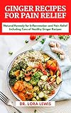 Ginger Recipes For Pain Relief: Natural Remedy for Inflammation and Pain Relief Including Tons of Healthy Formulas (English Edition)
