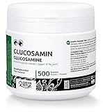 GreenPet Glucosamin Hund & Pferd 500 g - Gelenkpulver zur Unterstützung der Gelenke & Bewegungsfreude, Erhalt der Beweglichkeit & Agilität, Glucosamin Pferd & Hund, Ohne Zusatz von Salz oder Zuck