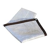 Schattennetz Aluminiumfolie Sonnenschutz net, multifunktionale Sonnenschutz-Plane, tragbarer Sonnenschutz Stoff Garten Sonnenschirm net, schützt effektiv die Privatsphäre von Zäunen und T