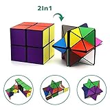 Euklidischer Würfel Star Cube Magic Cube Set, Transforming Cubes Magic Puzzle Cubes für Kinder und Erwachsene (Mehrfarbig)