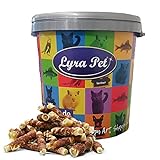 Lyra Pet® 5 kg Kaurollen mit Entenbrust Natur Hundefutter Snack fettarm schonend getrocknet getrocknet Leckerli Kausnack Kauartikel für Hunde Kauspaß in 30 L T