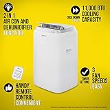 Zanussi ZPAC11001 Klimaanlage, 1250 W, 1 Liter, Weiß