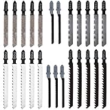 T-Schaft Mehrzweck-Stichsägeblätter 25 Stück sortiert Stichsägeblatt Set zum Schneiden von Holz und M
