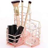 Eisen Bleistifthalter,Stifthalter Organizer Container Büro,Stiftehalter Roségold metall,Schreibtisch Organisator Stift,Organizer stifte,Roségold Pinselhalter Metall,Stiftehalter Roség