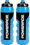Powerade Quetsch-Wasserflasche, 940 ml, 2 Stück