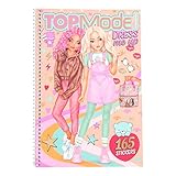 Depesche 11653 TOPModel - Dress Me Up, Mal- und Stickerbuch Teddy Cool für Junge Fashion-Designer, 24 Seiten und zahlreiche Sticker, ca. 26,2 x 17,8 x 1