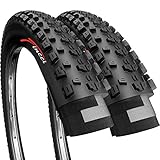 Fincci Paar 26 x 2,25 Zoll 57-559 Faltbar Reifen für Rennrad Mountain MTB Schlamm Schmutz Offroad Fahrrad (2er Pack)