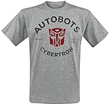 Transformers Autobots Männer T-Shirt grau meliert L 88% Baumwolle, 12% Polyester Fan-Merch, TV-S