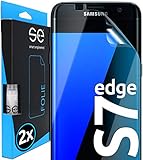 se® [2 x] 3D Schutzfolie für Samsung Galaxy S7 Edge - Full Screen, selbstheilend, HD Displayschutz-Folie, Anti-Kratzen, Anti-Bläschen, hüllenfreundlich, kein Panzerg