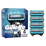 Gillette ProShield Chill Rasierklingen für Herren, mit 5 Anti-Reibungs-Klingen für eine gründliche und langanhaltende Rasur, 4 E