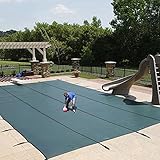 Abdeckplane Pool Groß Winter-Poolabdeckung für Oberirdische Pools, Lang 9m/8m/7m/6m/5m Grün Staubdicht Schwimmbad-Netzabdeckung, (Size : 12x17.4ft/3.7x5.3m)