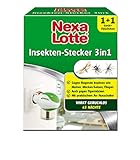 Nexa Lotte Insektenschutz 3-in-1 Starterpack, Mückenstecker, Elektroverdampfer gegen fliegende Insekten, Gerät+F
