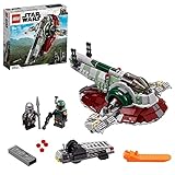 LEGO 75312 Star Wars Boba Fetts Starship™, Bauset für Kinder ab 9 Jahren, Mandalorian-Modell mit 2 Minifig