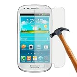 [2er Pack] plt24 Ultra-Klar Glasfolie Panzer Schutzfolie Displayschutzglas Glas Schutzglas Hartglas Glass kompatibel mit Samsung Galaxy S3 / S3 neo (2 Stück)