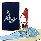 Gutschein oder Geburtstagskarte für Surfer oder Wassersportler | Reisegutschein Strandurlaub|Geschenkidee Geburtstag, Hochzeit, H29