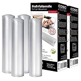 CASO DESIGN 4 Profi-Folienrollen, 30 x 600 cm, für Balken-Vak