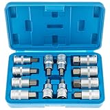 Satra S-SH1212 | Innensechskant 5-22 mm Steckschlüssel Satz 1/2 für Inb