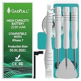 GadFull Akku kompatible mit iPhone 7 mit Hoher Kapazität | 2021 Baujahr | inkl. Reparaturset Anleitung & Profi-Kit Werkzeugsatz | ohne Ladezyklen | Funktioniert mit Allen original APN