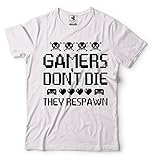 Silk Road Tees Männer Gamers Donâ € ™ T Das lustige T-Shirt Videospiel-T-Shirt Console Gaming-lustige T-Shirt Small Weiß