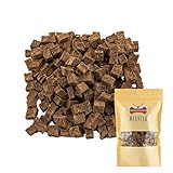 MERVELA® Trainingssnacks Pute/Pferd/Rinderlunge/Colostrum-Rind, 300.600 oder 1.000 Gramm, ideale Belohnung für Hunde; Snacks beim Training für Hunde Trainingssnack (Pferd Trainingssnack, 300 Gramm)