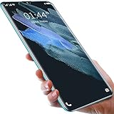 LINGZE Smartphone SIM-freies Android 11-Telefon entsperrt, 6000 mAh Akku, 6,7 Zoll HD-Bildschirm, 32MP Quad-Kamera Dual-SIM-Telefon, Face ID (Blau)