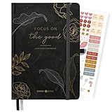 Studienplaner OHNE DATUM A5 ”BLOOM” Lebenskompass® - Schöner Semesterplaner mit vielen Extras - Uni Terminplaner Kalender für S
