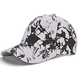 LIVACASA Baseball Cap Herren Damen Verstellbar Basecap Luftlöchern Sonnenschutz Damen Baseballkappe Cap Unisex Mütze Baumwolle Cappy für Sport Reisen Draußen (Weiß, One Size)