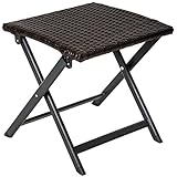 TecTake Aluminium Poly Rattan Gartenmöbel | Braun | -Verschiedene Modelle- (Typ 1 | no. 402216)