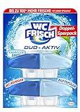 WC Frisch Duo-Aktiv Karibische Brise, WC-Reiniger und Duftspüler, Nachfüllpack (1 x 2 Stück), mehr Frische für die T