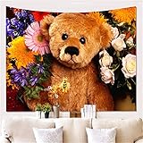 YYRAIN Rechteckiges Polyester Modernes Zuhause Einfache Mode-Stil Wandteppich Wandbehang Wohnzimmer Schlafzimmer Wanddekoration Hängendes Tuch Bankett Wand Hintergrund Tuch 150x200