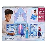 Hasbro Disney Die Eiskönigin 2 Elsas Eispalast für unterwegs, Schloss-Spielset für Kinder ab 3 J