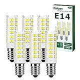 E14 Led Kaltweiß Birne, 7W 6000K E14 Lampen Ersatz für 65W Halogenlampen, 15.1 x 65 mm, 700Lm, AC 220-240V, Nicht Dimmbar Kein Flackern Led Leuchtmittel, für Küche, Wohnzimmer (6 Stück)