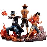 DKaony Anime Figuren, POP Figuren Anime Cartoon Figur Charakter Modell Spielzeug Realistische DREI Brüder Figur Statue Anime Sammlung Figurine Puppe Spielzeug Geschenke für Anime F