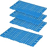Bodenrost, blau, LxBxH 800x400x25 mm, 1,28 m², VE = 4 Stück