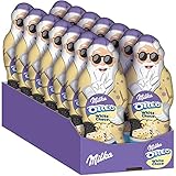 Milka Weihnachtsmann OREO White 14 x 100g, Weiße Schokolade mit OREO Keksstück