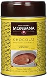 Monbana Schokoladenpulver Vanille 250g Dose (mind. 32% Kakao), 1er Pack (1 x 250 g)