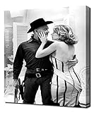 Pingoo Prints Kunstdruck auf Leinwand, Brynner, YUL (Westworld) 02, 60 x 90 x 5