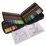 Professionelle Buntstifte Set - 120 Buntstifte Kunst-Set mit weiche Farbmine, vorgespitzt, hochwertige Malstifte zum Zeichnen und Ausmalen, Perfekt für Künstler, Erw