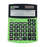 Datexx TrackBack DD-7422 Business-Tischrechner, schlank, 2 Stück